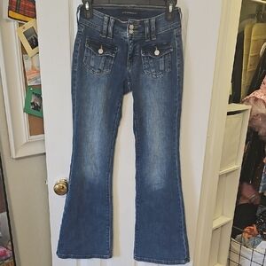 Aeropostale Dark Blue Flare Jeans